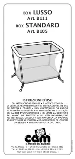 Preview for 1 page of cam B111 Instructions For Use Manual