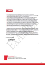 Preview for 23 page of cam GAB1 Series Operating Manual