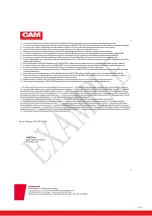 Preview for 33 page of cam HF-T Series Operating Manual