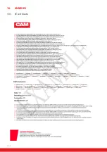 Предварительный просмотр 24 страницы cam PFF Series Operating Manual