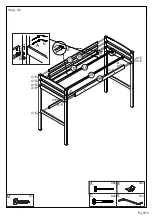 Предварительный просмотр 8 страницы Camaflexi Concord Full Size Hight Loft Bed Assembly Instructions Manual