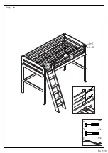 Предварительный просмотр 11 страницы Camaflexi Concord Full Size Hight Loft Bed Assembly Instructions Manual