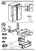 Preview for 4 page of Camaflexi Essentials Five Drawer Chest Assembly Instructions Manual