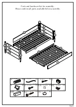 Preview for 3 page of Camaflexi Mid Century Modern DayBed-Twin Size Assembly Manual