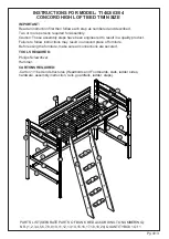 Preview for 4 page of Camaflexi T1402 Assembly Instructions Manual