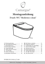 Camargue Moderno E-Clean 92102/2 Installation Instructions Manual preview