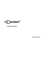 Cambiare Endpin Owner'S Manual preview