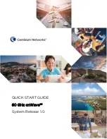 Cambium Networks cnWave Series Quick Start Manual preview