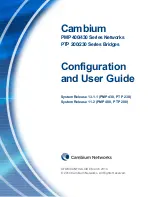 Предварительный просмотр 1 страницы Cambium Networks PMP 400 Series Configuration And User'S Manual