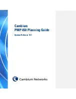 Предварительный просмотр 1 страницы Cambium Networks PMP 450 Planning Manual