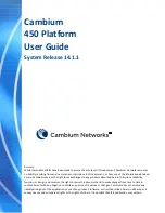 Cambium Networks PMP/PTP 450i Series User Manual предпросмотр