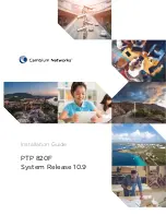 Cambium Networks PTP 820F Installation Manual preview