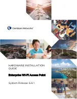 Preview for 1 page of Cambium Networks XV2-2T1 Hardware Installation Manual