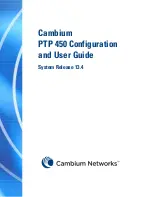 Предварительный просмотр 1 страницы Cambium PTP 450 Configuration And User'S Manual