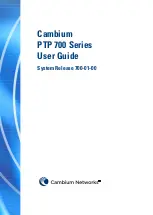 Cambium PTP 700 Series User Manual предпросмотр