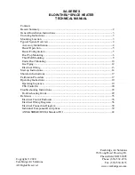 Preview for 3 page of Cambridge Air Solutions Blow-Thru SA Series Technical Manual