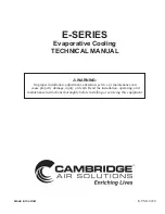 Cambridge Air Solutions E Series Technical Manual предпросмотр