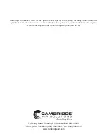 Предварительный просмотр 16 страницы Cambridge Air Solutions E Series Technical Manual