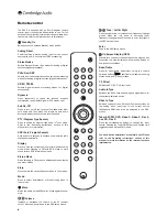 Предварительный просмотр 8 страницы Cambridge Audio 640Razur User Manual