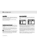 Preview for 70 page of Cambridge Audio 80 Series Owner'S Manual