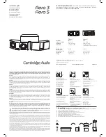 Preview for 1 page of Cambridge Audio Aero 3 Installation Manual