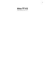 Cambridge Audio Alva TT v2 Manual preview