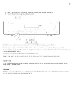 Предварительный просмотр 21 страницы Cambridge Audio AXR100D Manual