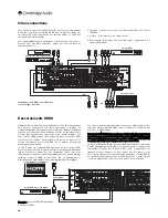 Предварительный просмотр 10 страницы Cambridge Audio Azur 340R (French) Manuel D'Utilisation