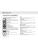 Preview for 30 page of Cambridge Audio Azur 340T User Manual