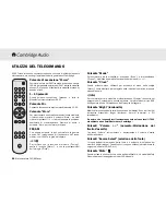 Preview for 50 page of Cambridge Audio Azur 340T User Manual