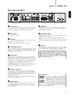 Предварительный просмотр 5 страницы Cambridge Audio azur 540D V2 User Manual