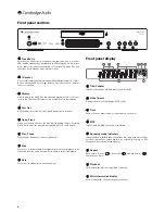 Предварительный просмотр 6 страницы Cambridge Audio azur 540D V2 User Manual