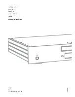 Предварительный просмотр 20 страницы Cambridge Audio azur 540D V2 User Manual