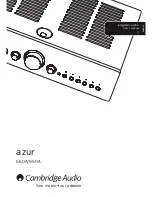 Cambridge Audio AZUR 550A User Manual preview