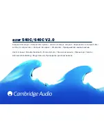 Cambridge Audio azur 640C V2.0 User Manual preview