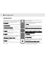 Предварительный просмотр 22 страницы Cambridge Audio azur 640C V2.0 User Manual