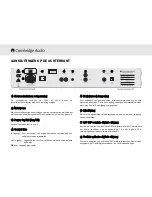 Предварительный просмотр 76 страницы Cambridge Audio azur 640C V2.0 User Manual