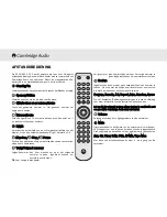 Предварительный просмотр 78 страницы Cambridge Audio azur 640C V2.0 User Manual