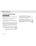 Предварительный просмотр 88 страницы Cambridge Audio azur 640C V2.0 User Manual