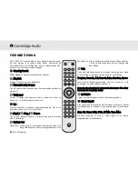 Предварительный просмотр 92 страницы Cambridge Audio azur 640C V2.0 User Manual