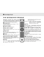 Предварительный просмотр 106 страницы Cambridge Audio azur 640C V2.0 User Manual