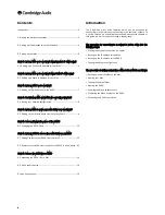 Preview for 2 page of Cambridge Audio azur 640H Networking Manual