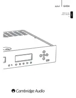 Cambridge Audio azur 640H User Manual preview