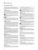 Preview for 18 page of Cambridge Audio Azur 640R User Manual