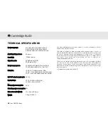 Preview for 14 page of Cambridge Audio Azur 640T V2 User Manual