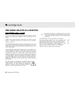 Предварительный просмотр 44 страницы Cambridge Audio Azur 640T User Manual