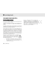 Предварительный просмотр 54 страницы Cambridge Audio Azur 640T User Manual