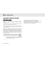 Предварительный просмотр 64 страницы Cambridge Audio Azur 640T User Manual