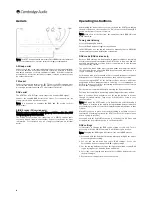 Предварительный просмотр 8 страницы Cambridge Audio AZUR 650T User Manual