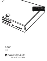 Cambridge Audio AZUR 651C User Manual preview